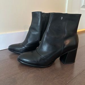 Armani Exchange leather booties (US8)